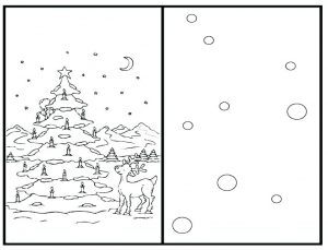 Christmas Coloring Cards