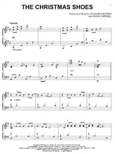 Christmas Shoes Piano Sheet Music