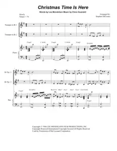 Christmas Time Is Here Piano Sheet Music