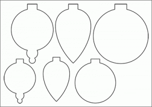 Christmas Tree Ornament Templates Printable