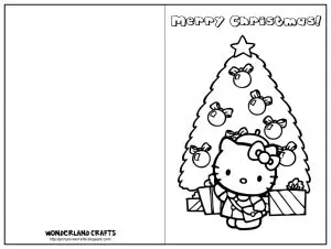 Coloring Pages Christmas Cards