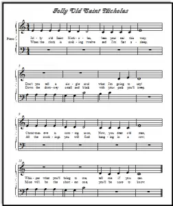 Easy Christmas Piano Sheet Music