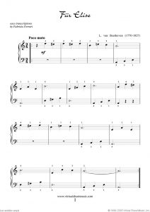 Easy Sheet Music for Piano Christmas Songs Free Printable