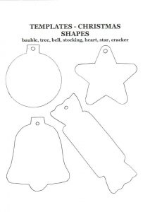 Free Printable Felt Christmas Ornament Patterns