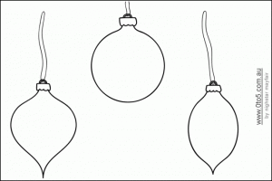 Free Printable Templates Christmas Ornaments