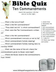 Fun Printable Bible Trivia Questions