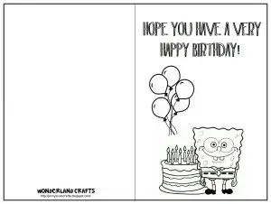 Happy Birthday Cards Color and Print