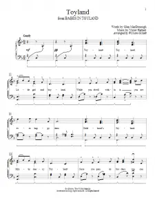 Intermediate Christmas Piano Sheet Music