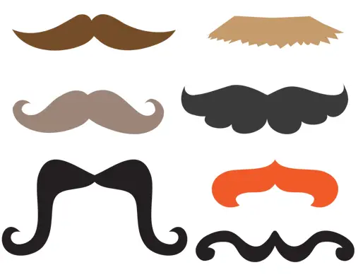 mustache photo booth props