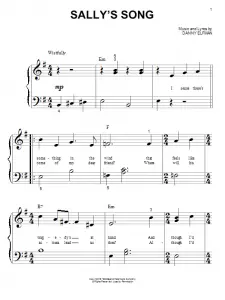 Nightmare Before Christmas Easy Piano Sheet Music