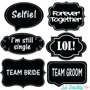 Printable Photo Booth Props Words