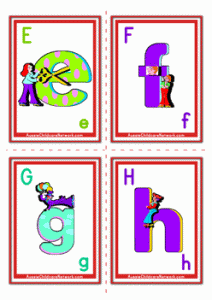 Alphabet Flash Cards Printables