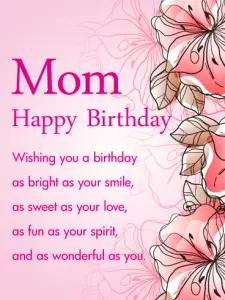 Card for Mom’s Birthday