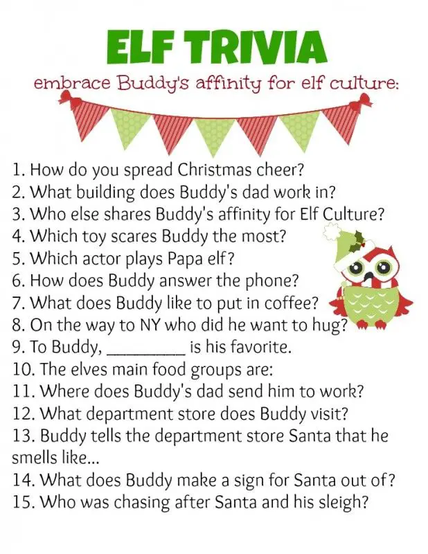 Christmas movies trivia questions and answers