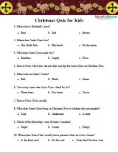 Christmas Trivia with Answers