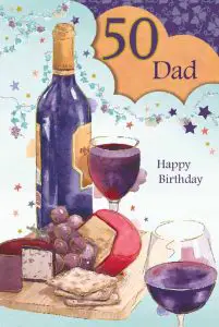 Dad 50th Birthday Card