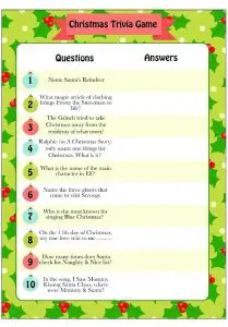 Funny Christmas Trivia