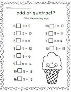 Ks1 Addition and Subtraction Worksheets