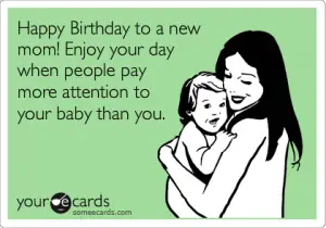 New Mom Birthday Card