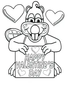 Printable Valentine’s Day Cards To Color
