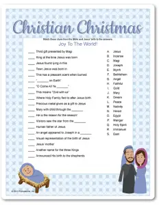 Religious Christmas Trivia Questions and Answers