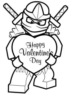 Valentine Day Cards Coloring Printables