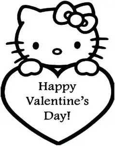 Valentine's Day Card Coloring Printables