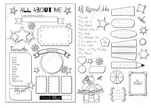 3rd Grade All About Me Activity Worksheet