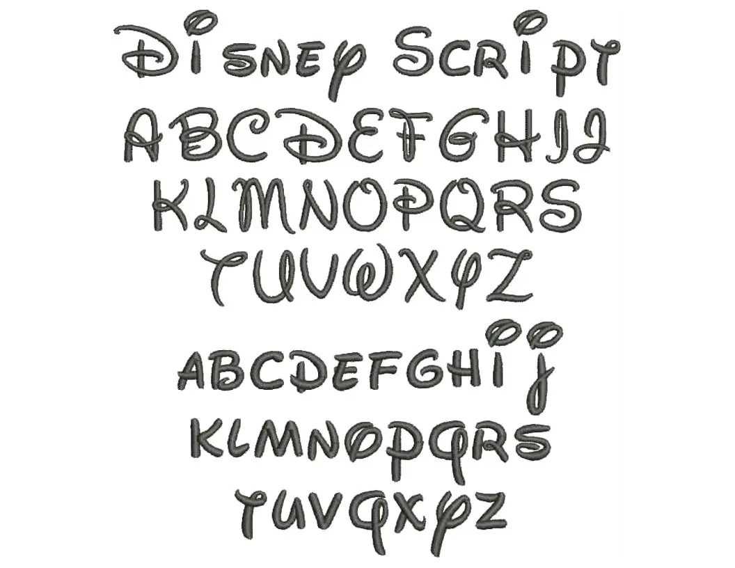 Free Printable Disney Letter Stencils