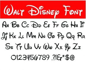 Disney Letter Stencils Printable