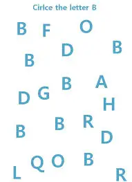 Find the Letter B Worksheet