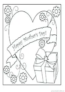 Free Printable Mother’s Day Cards for Grandma to Color