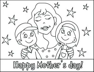 Free Printable Mother’s Day Cards for Kids to Color