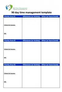 Goal Setting and Time Management Worksheet