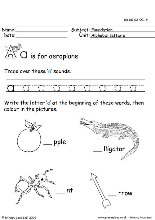 17 Kid Friendly Letter A Worksheets Kitty Baby Love