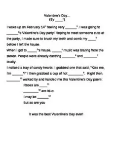 Mad Libs for Valentine’s Day
