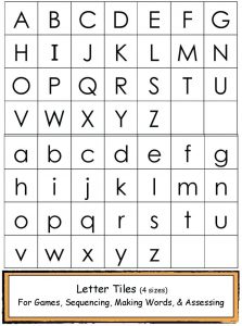 Uppercase and Lowercase Letter Recognition Worksheets