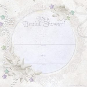 Bridal Shower Party Invitation Templates