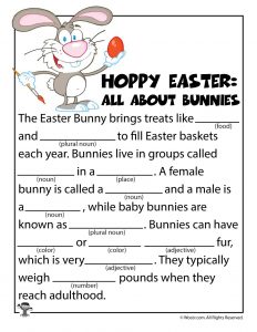 Easter Mad Libs