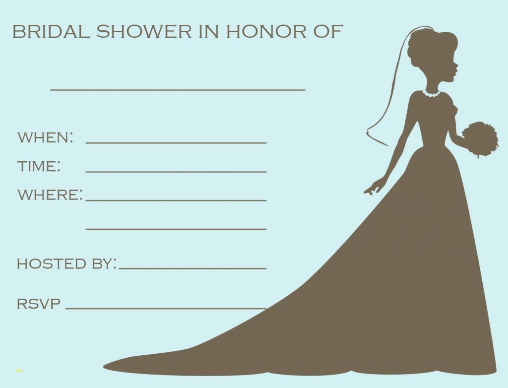 Free Bridal Shower Invitation Templates