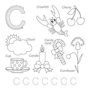 Free Letter C Tracing Worksheets﻿