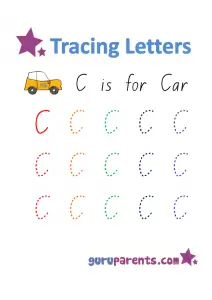 Free Letter C Worksheets for Preschool