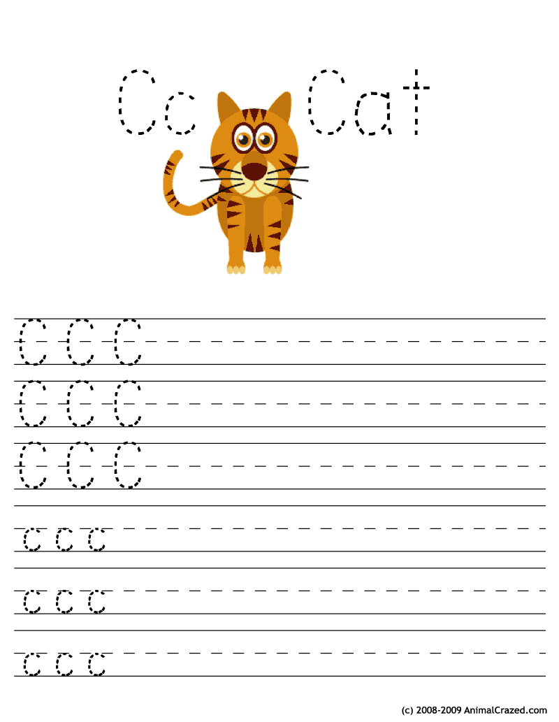 28 Letter C Worksheets for Young Learners - Kitty Baby Love