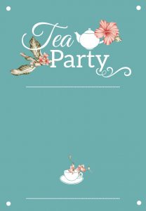 High Tea Bridal Shower Invitation Templates