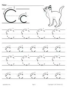 28 Letter C Worksheets for Young Learners - Kitty Baby Love