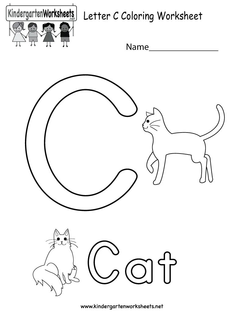 28 Letter C Worksheets For Young Learners Kitty Baby Love