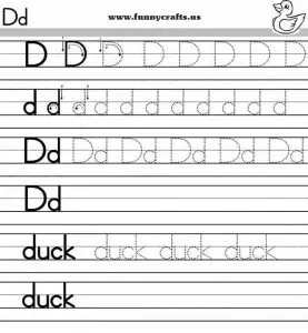 26 learner friendly letter d worksheets kittybabylovecom