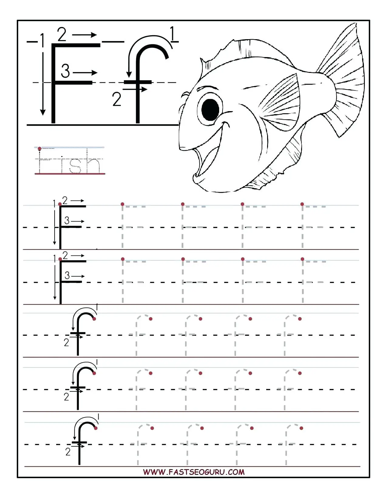 15 Useful Letter F Worksheets for Toddlers
