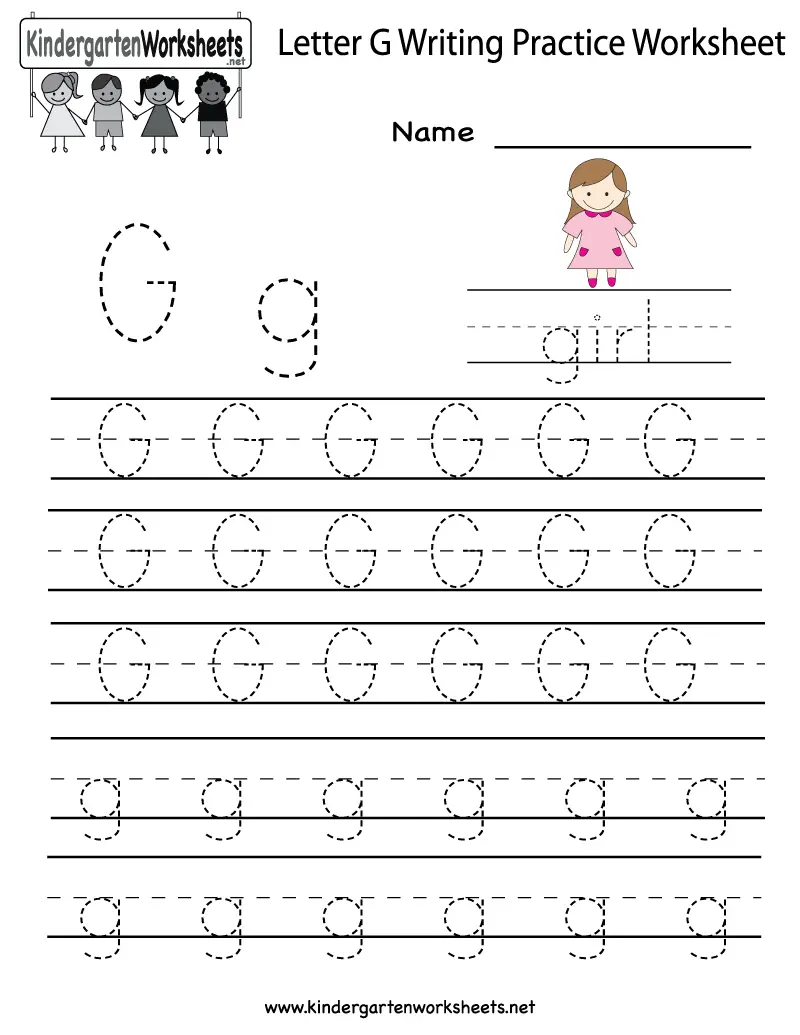 15 Exciting Letter G Worksheets for Kids - Kitty Baby Love