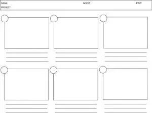 Animation Storyboard Template﻿